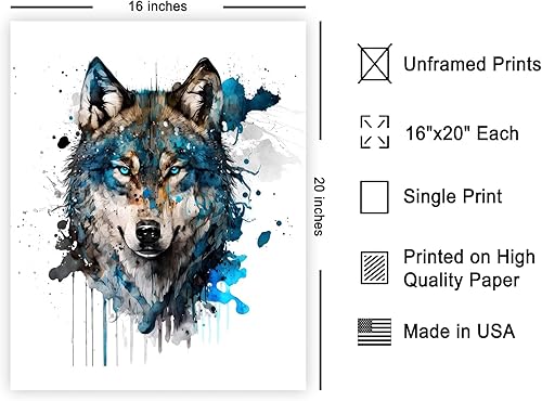 Vista 295 de Poster Master Póster de alpaca – Impresión de alpacas en pastizales – Arte de fotografía – Regalo para hombres, mujeres y amantes de los animales