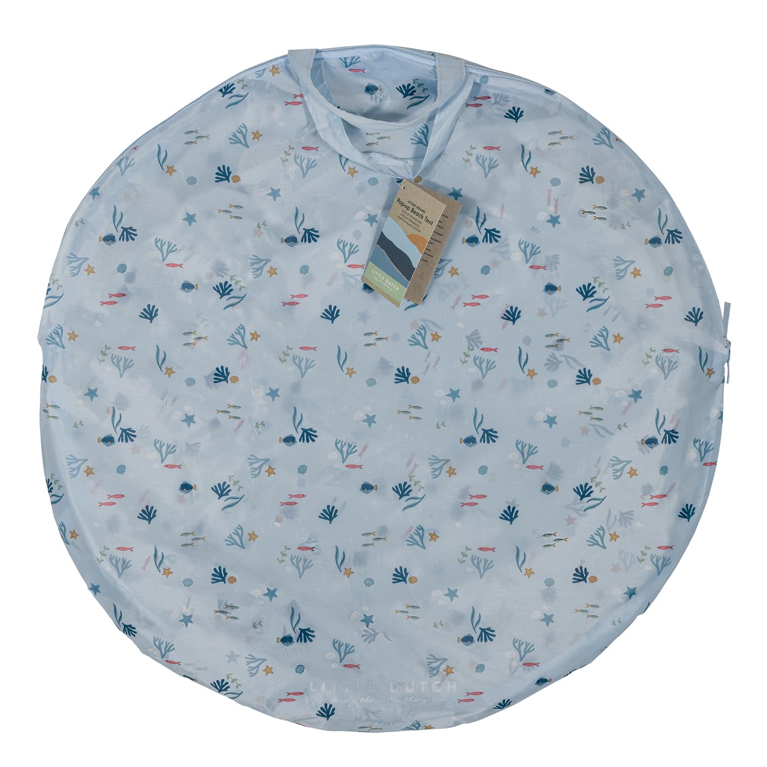 Little Dutch Ocean Dreams namiot Pop-Up 122 x 110 x 122 cm niebieski