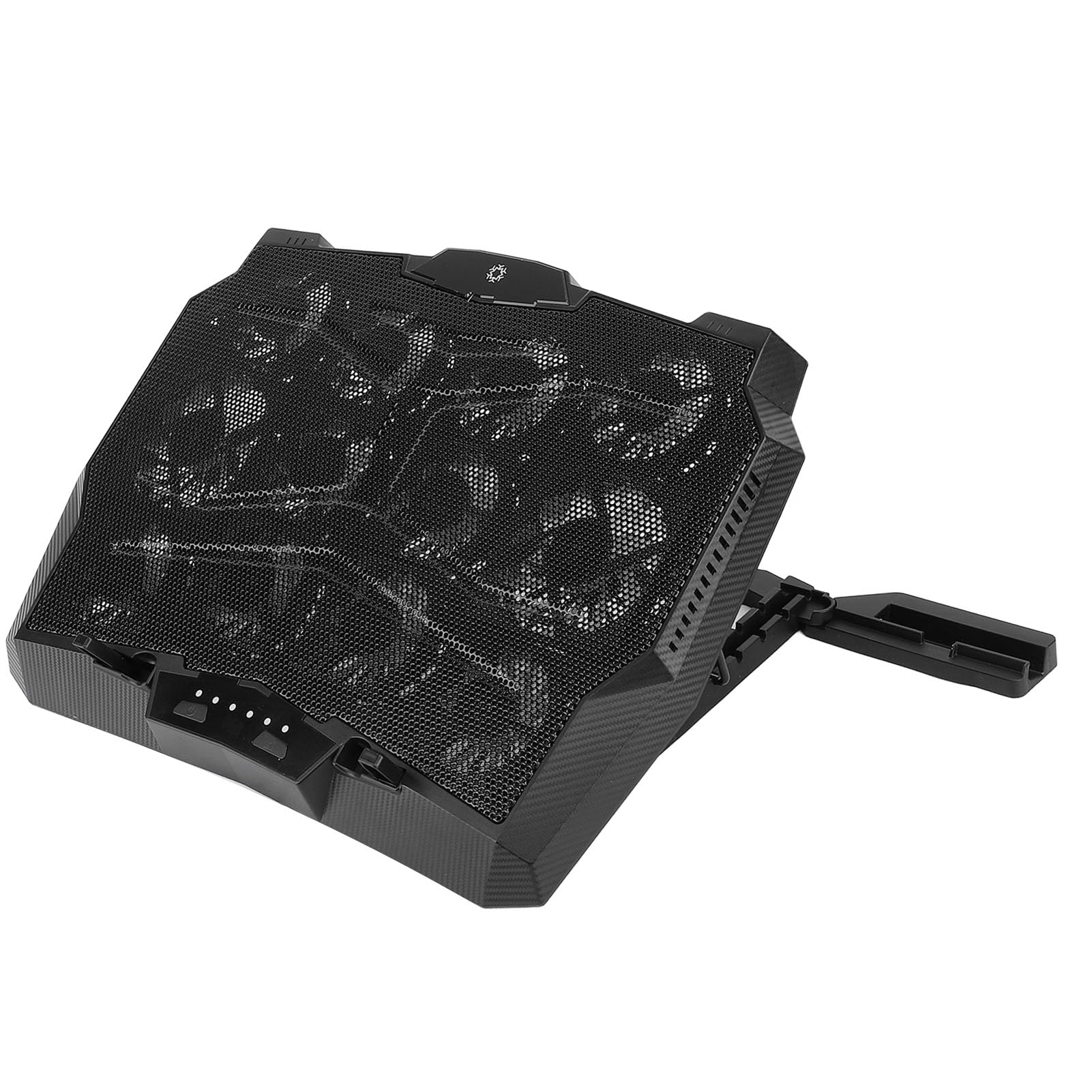 Pad di Raffreddamento per Laptop Ad Alta velocità con 12 Ventole in Altezza Regolabile per Supporto Portatile Leggero per Ufficio Domestico