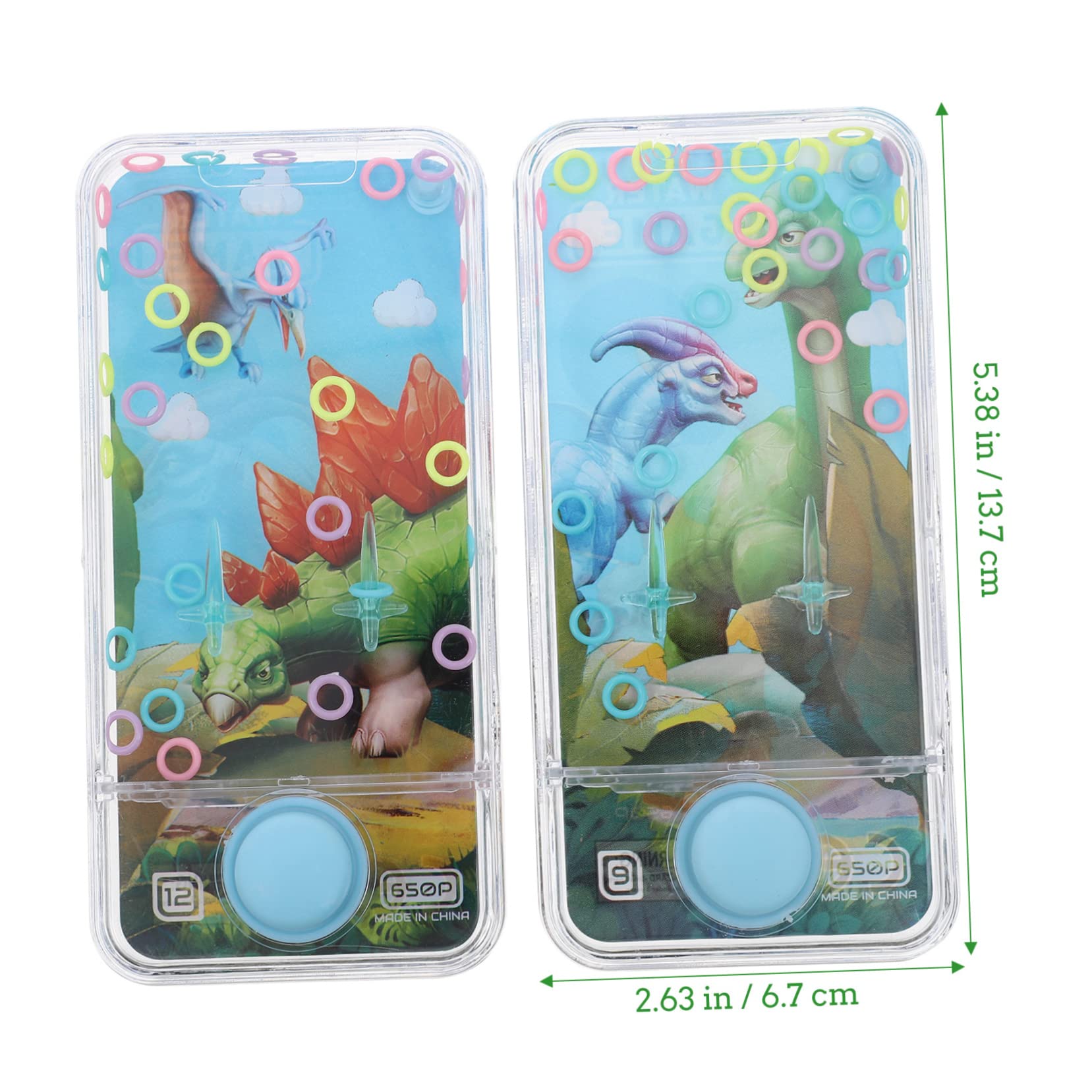 ERINGOGO Jeu d'eau Portable 2 Pièces Anneaux et Jouet d'eau pour Garçon et Filles