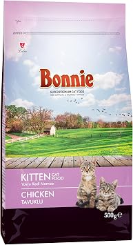 BONNIE Biftekli Yeti kin Kedi Mamas  0.5 Kg