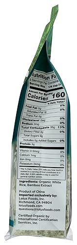 Miniatura 6 de Lotus Foods Arroz perlado de jade orgánico, sin gluten, 15 onzas (paquete de 6)