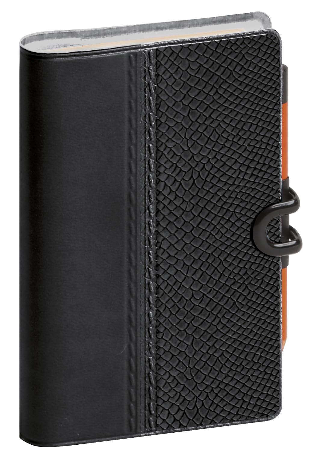 Exacompta - 11223E - Mini 11 Pocket Diary - 2 Days/Page Duo Kaa - Removable Cover - 7.5 x 11.5 cm - January to December 2025 - Random Colour