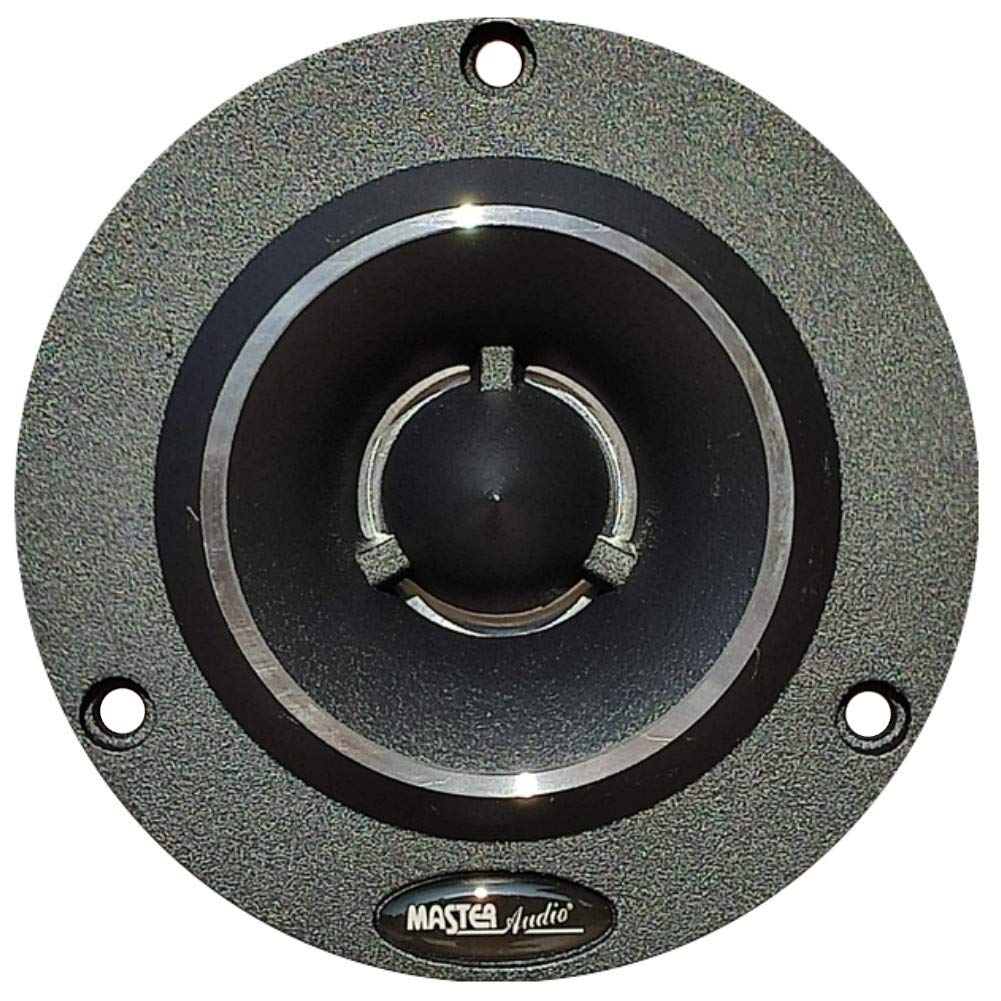 2 Super Tweeter MASTER AUDIO BST12/8 BST 12/8 175 Watts rms et 350 Watts Max avec 9,50 cm de diamètre 98 DB 8 ohm 2,70 cm Profondeur, la Paire