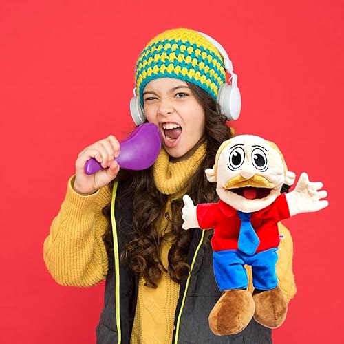 Miniatura 6 de Nenzhu Marionetas de mano con boca móvil para niños de 12 años en adelante, marionetas de felpa de 14.56 pulgadas títeres para niños y adultos,