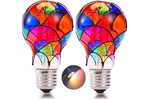 I-SHUNFA: Stained Glass LED Light Bulbs