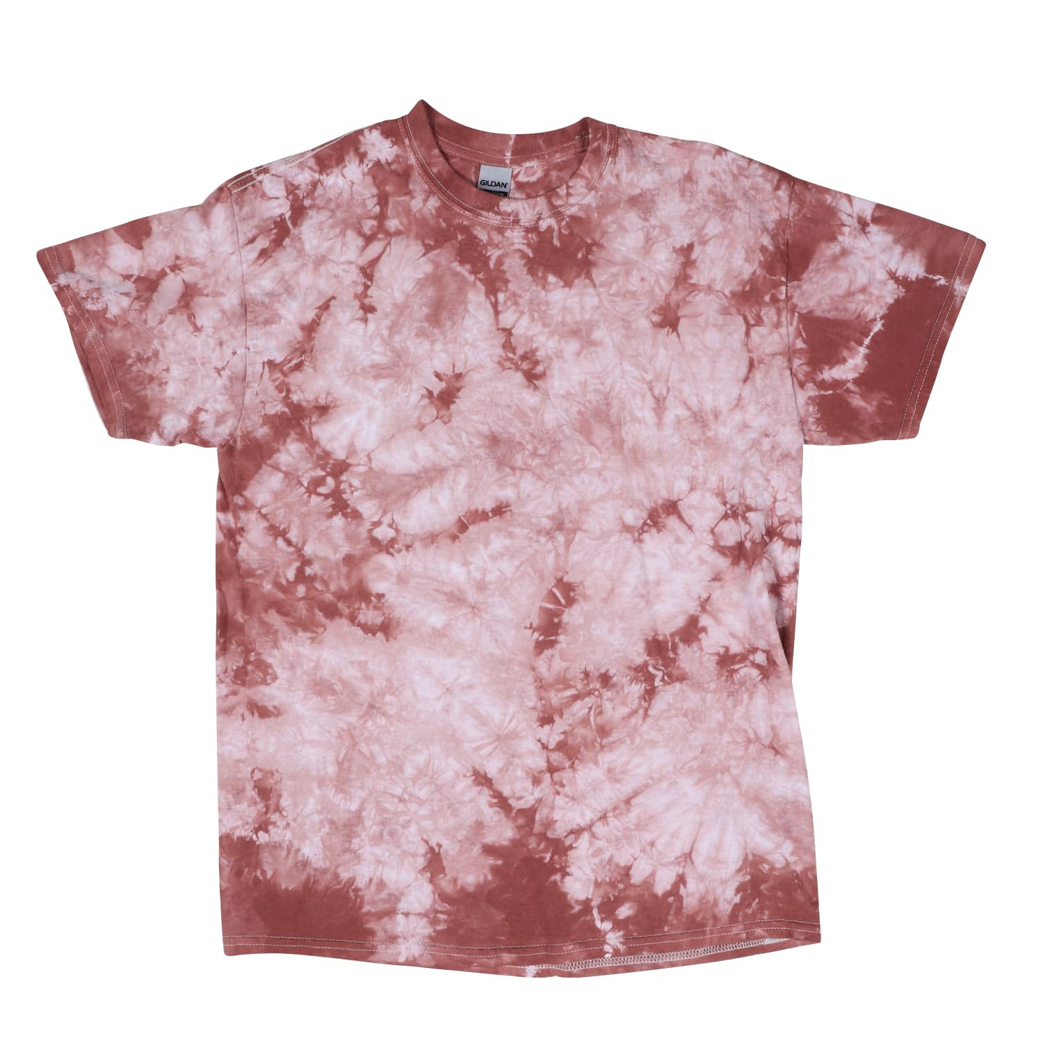 Magic RiverMagric River Short Sleeve Handcrafted Tie Dye T Shirts - Copper Crystal