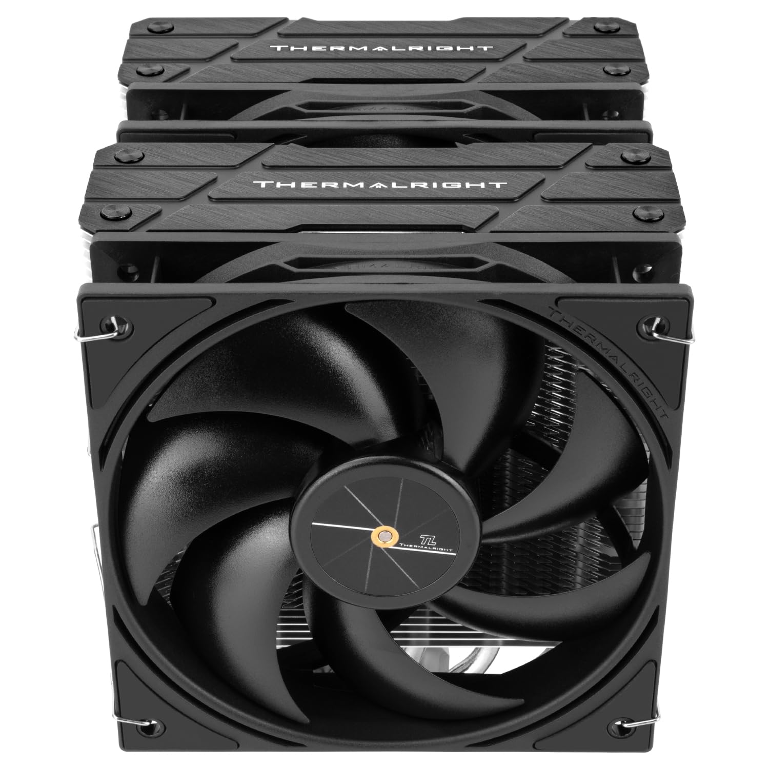 Thermalright Peerless Assassin 120 Black V3 CPU, 6 dissipatore di calore con due ventole TL-P12 PWM, design Top Cover per AM4/AM5, Intel LGA 1851/1700/115X/1200