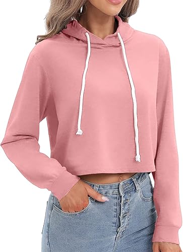 WKSCLPAI Sudaderas con capucha para mujer, estilo casual, de manga larga, con cordón, para otoño e invierno