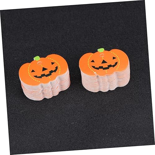 Miniatura 5 de Etiquetas colgantes de Halloween para manualidades, 100 unidades, etiquetas de papel de Halloween, etiquetas colgantes de Halloween, etiquetas de