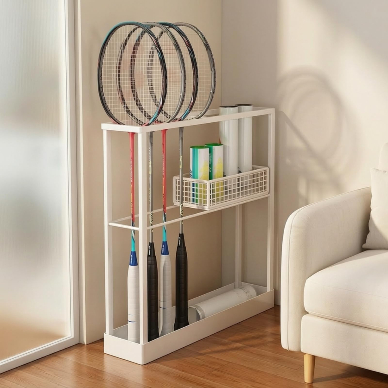 Organisateur Badminton avec Panier