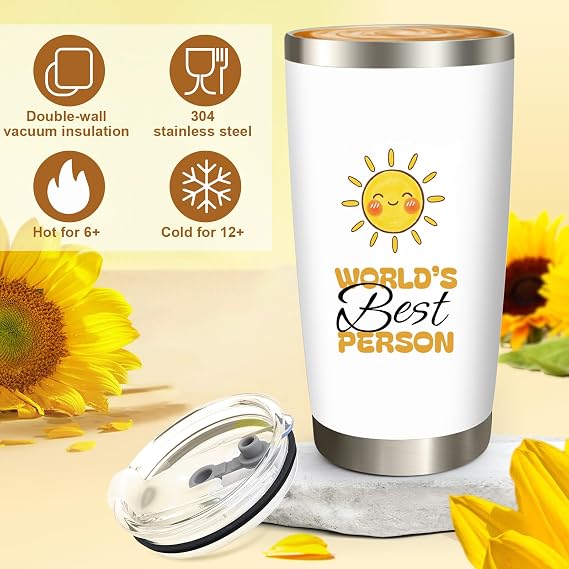 Sunflower Gifts for Mother's Day, Inspirational Christmas Birthday Gifts for Mom, Thank You Gift Box for Women, Sending Sunshine Gift Basket for New Mama Mother-in-Law Grandma Nana Aunt Wife Friend