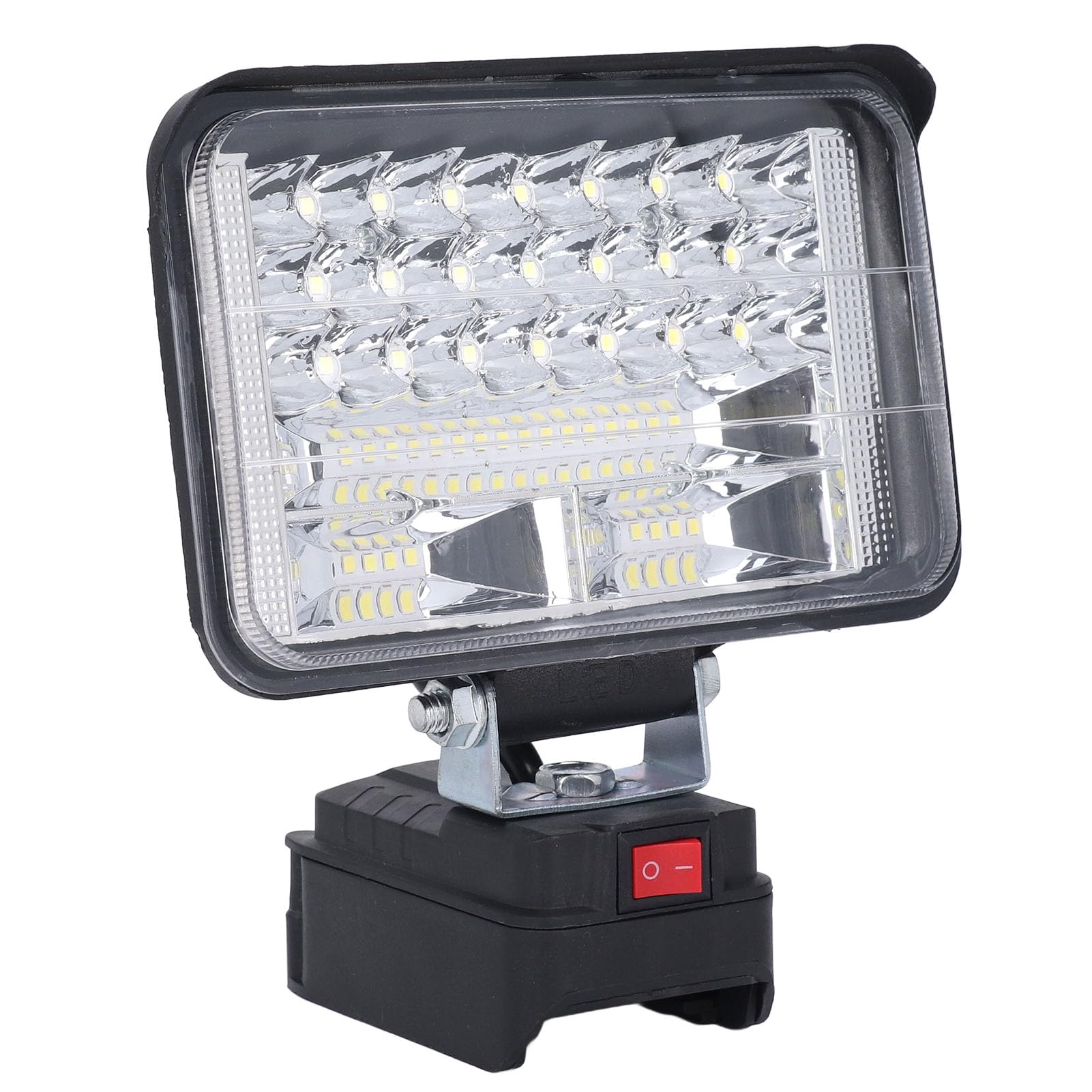 Luz de inundación LED haz ancho con 6800LM de potencia y batería inalámbrica recargable