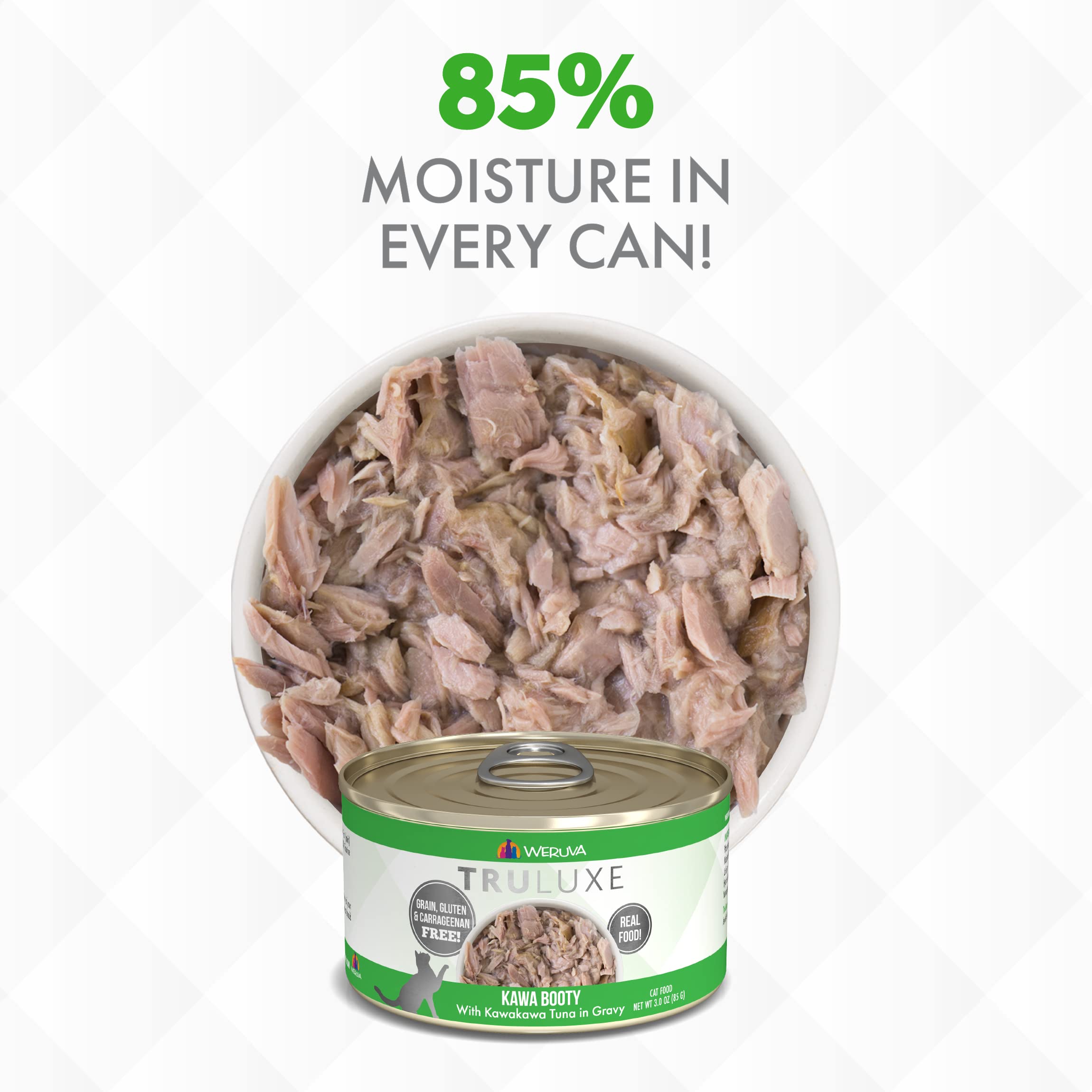 Buy Weruva's TruLuxe Cat Food, Kawa Booty with Kawakawa Tuna in Gravy