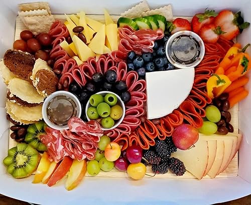 Miniatura 9 de Charity Leaf Bandejas desechables de hoja de palma de 14" x 10" (10 piezas) Platos para servir tipo bambú, tablas desechables, vajilla ecológica