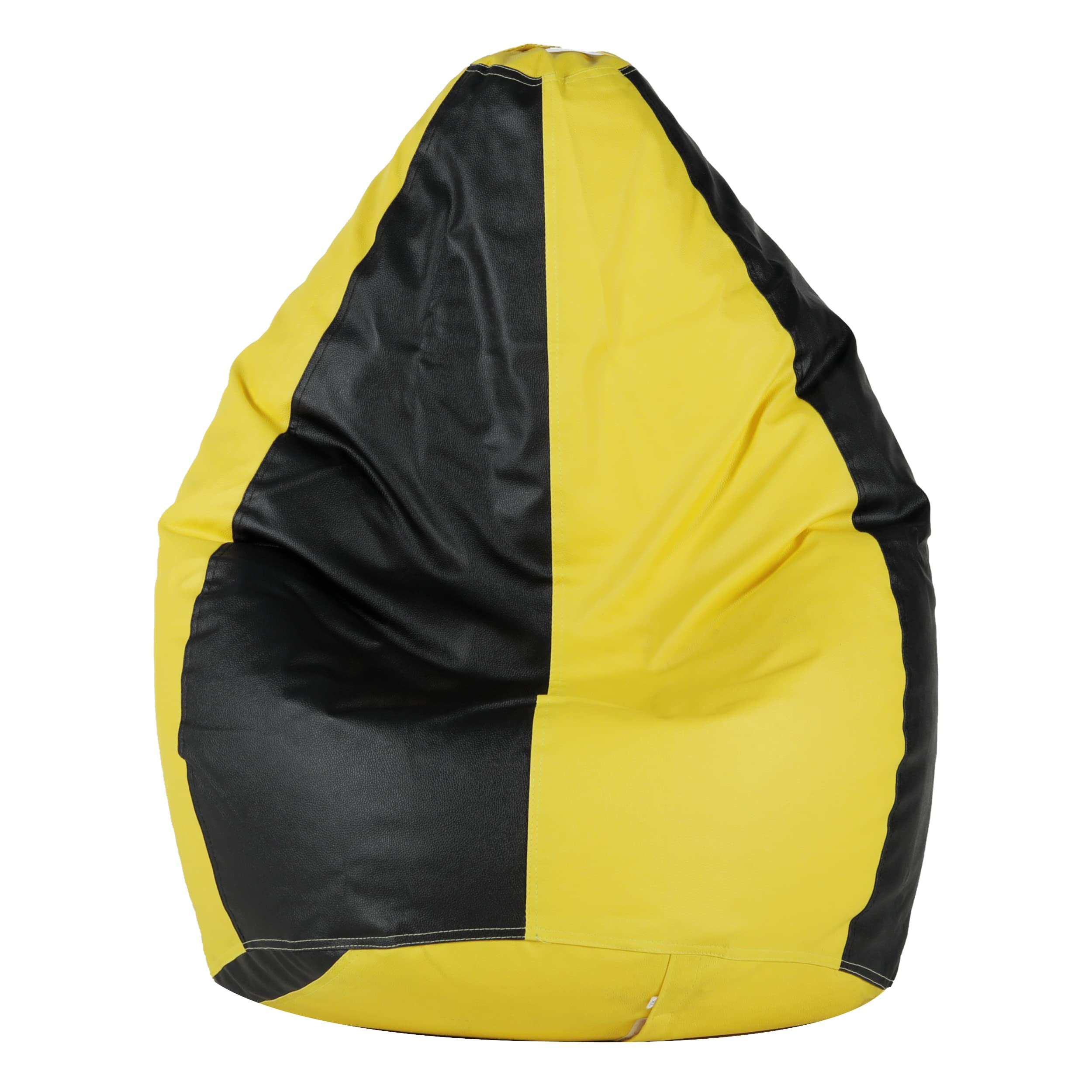 ASMAKM Premium Bean Bag Filled with Beans|| Beans Filled || Capacity: Upto 6 Ft Height,110 KG Weight | 4XL (Yellow & Black) (B0DF5WQ2JL) Amazon Price History, Amazon Price Tracker