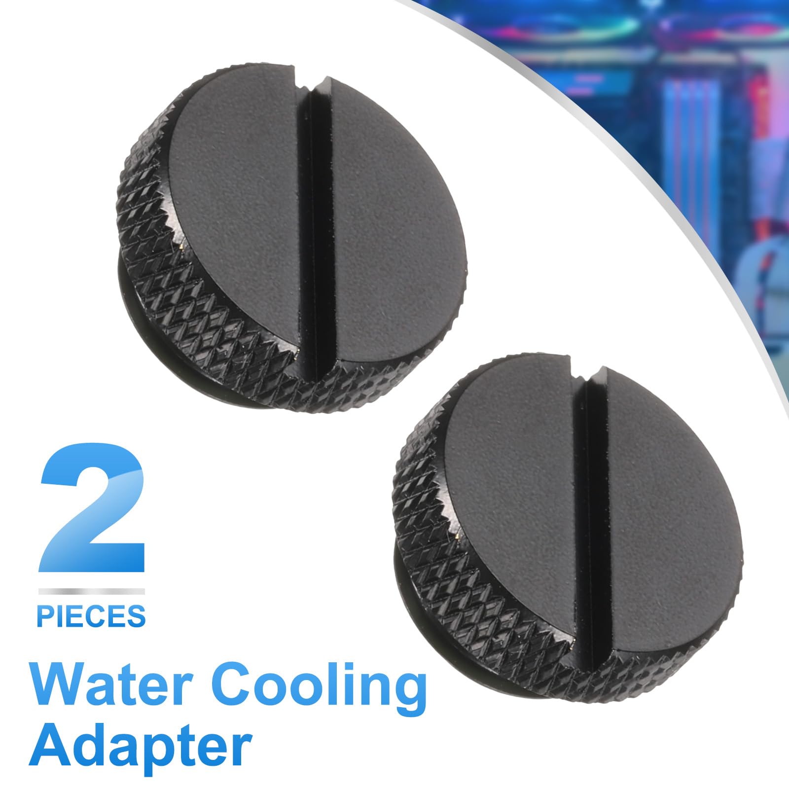 2pz Raccordi Per Il Raffreddamento Ad Acqua G1 / 4 Pagoda Per Filettatura Esterna Per Connettore Per Sistema Di Raffreddamento Del Tubo Morbido~p220624864