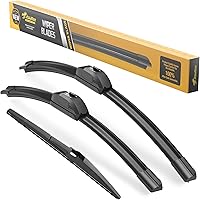 Vista 45 de Raidbee® Repuesto de limpiaparabrisas trasero de 14 pulgadas para Mazda CX-5 2013-2023/CX-7 2007-2012/CX-9 2007-2023, Jeep Cherokee 2014-2022