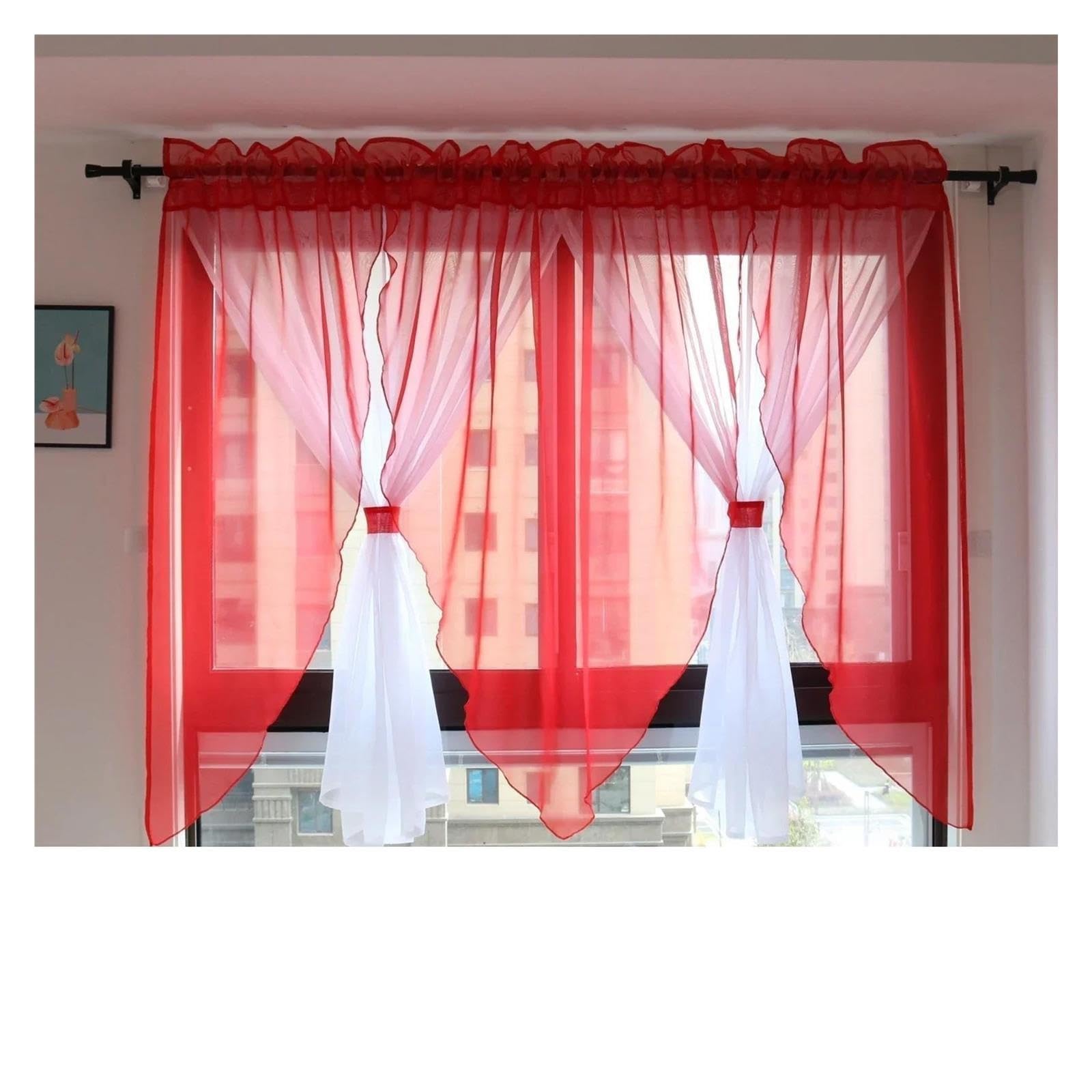 Rideau de Chambre à Coucher Balcon Salon Voile Solide