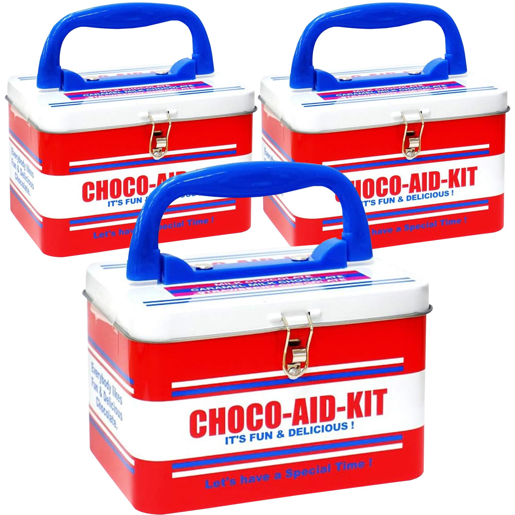 Amazon.co.jp: チョコエイド エイドボックスティン 缶入り 3個セット