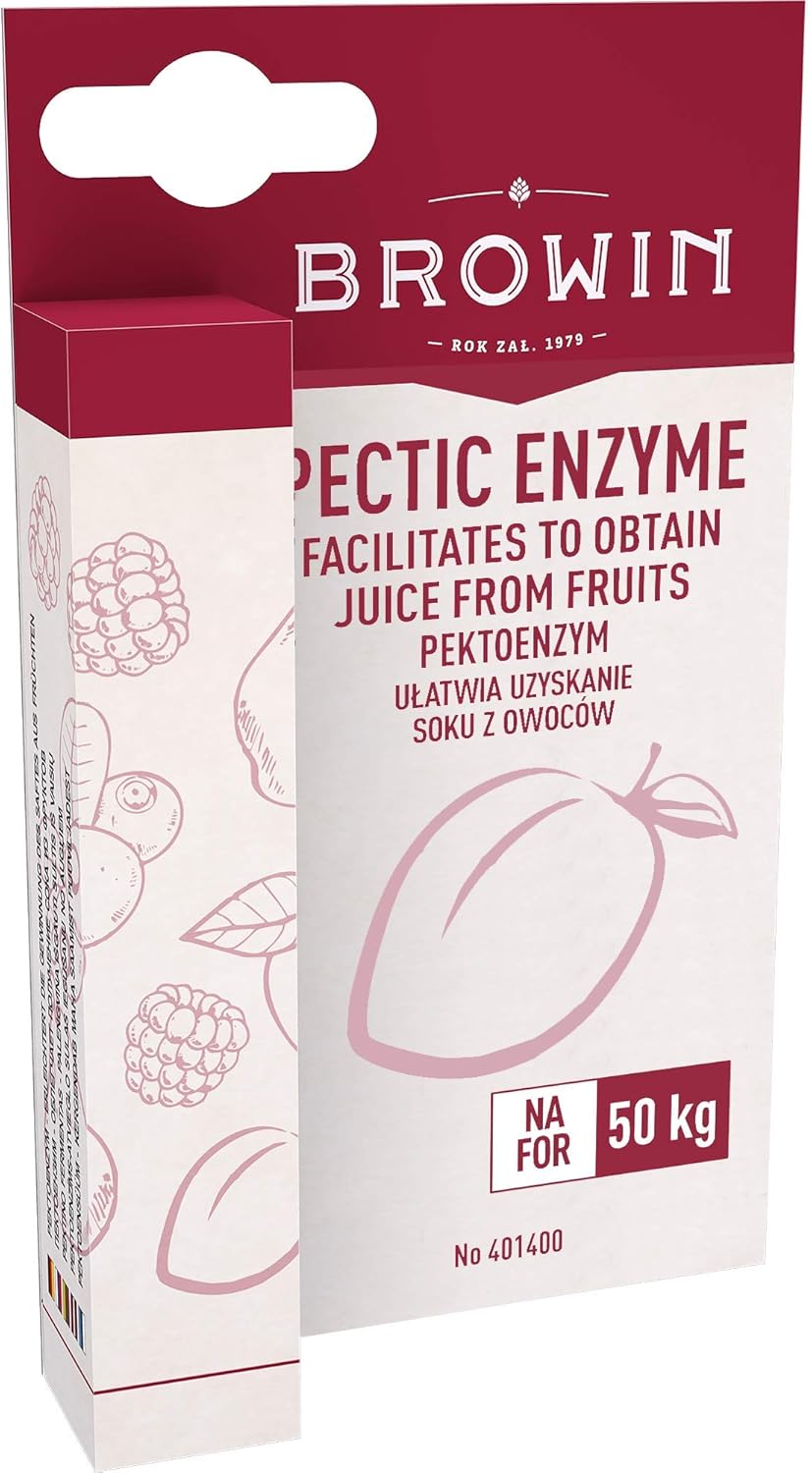 AGROHIT Browin 401400 Pectinase 10 ML, Anti Gelling Agent, More Juice