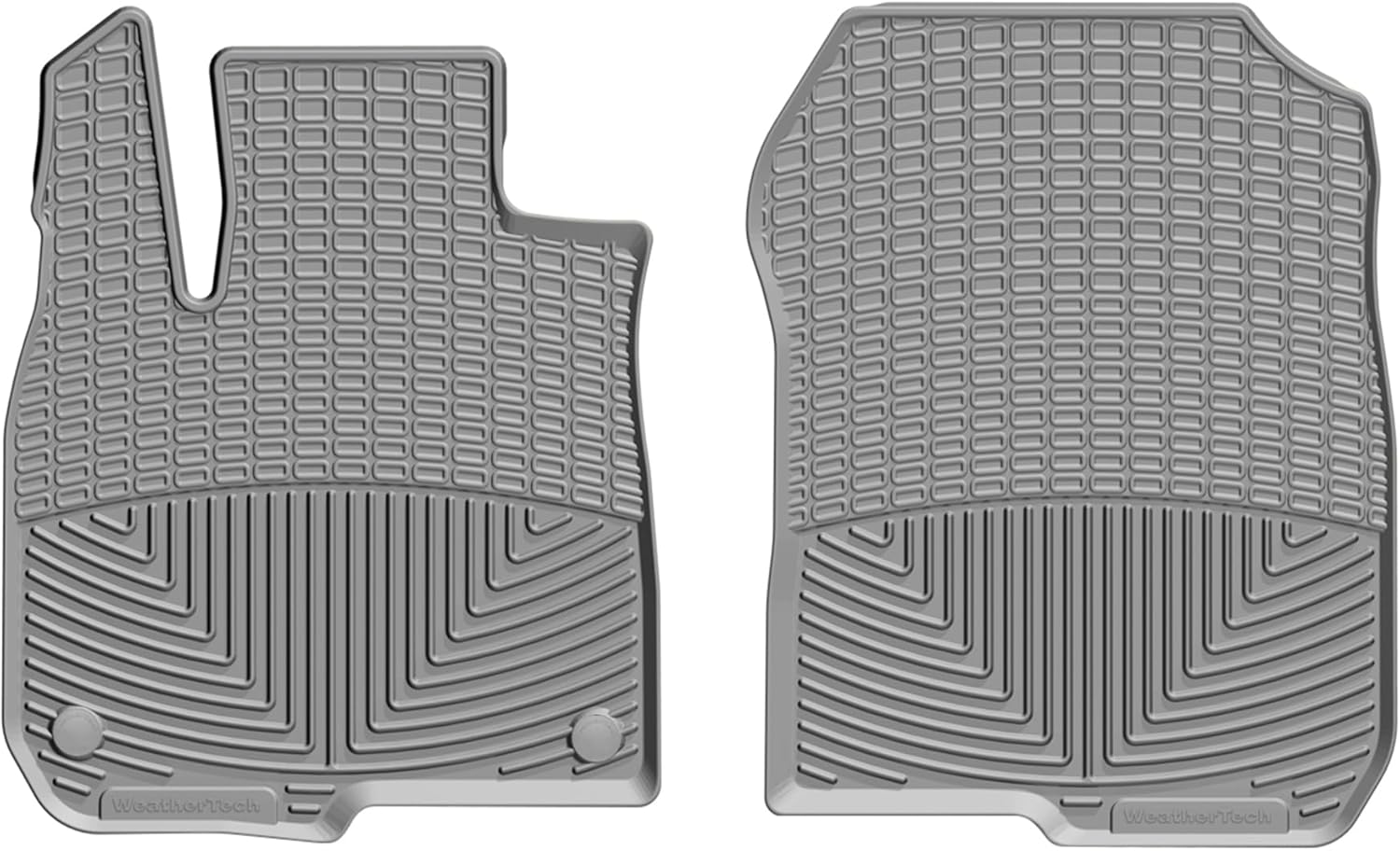 WeatherTech All-Weather Floor Mats for Honda CR-V, CR-V Hybrid 1st Row (W419GR), Grey