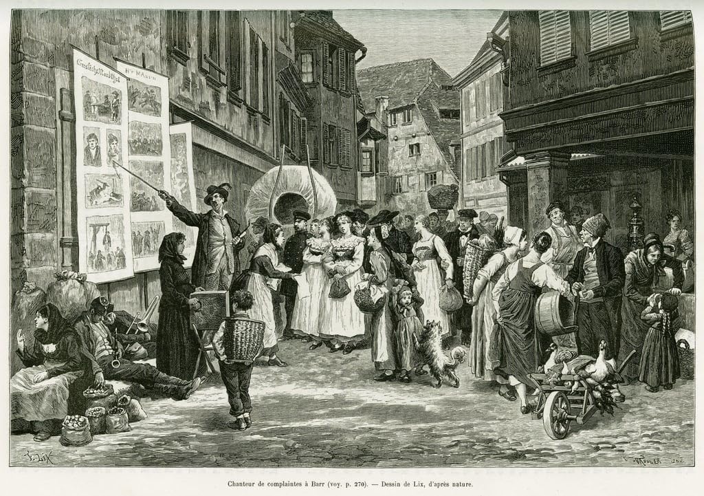 Affiche Frédéric Théodore Lix habiller un grand mur vide