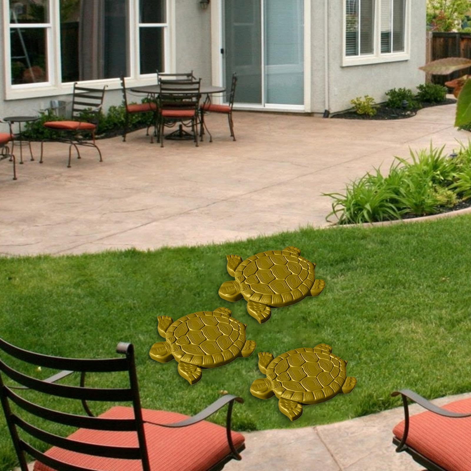 Moule Pour Pas Japonais - Moules En Béton En Forme De Tortue Pour Allées - Moule Réutilisable Débutant Pour Jardin Pelouse Patio Design Tortue