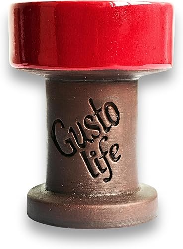 Cuenco para cachimba rojo arcilla - cachimba de arcilla - Tazón de cachimba - Juego de cuencos para cachimba - Tazón para cachimba Vape - Tazón de