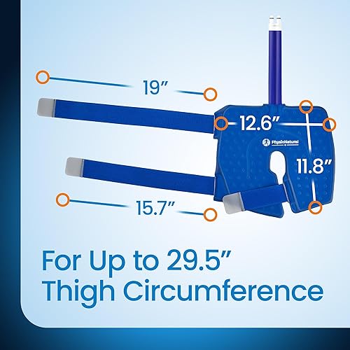 Miniatura 6 de PhysioNatural Rodillera con acoplamientos de conexión y desconexión rápida para postoperatorio