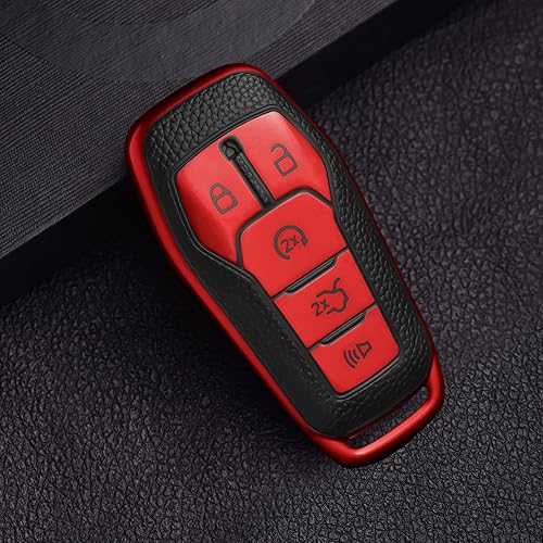 Miniatura 3 de ELOHEI Funda para llavero de automóvil de TPU suave para Ford, compatible con Ford F150 Explorer 2013-2016 Ford Fusion 2015-2017 Ford Mustang Edge