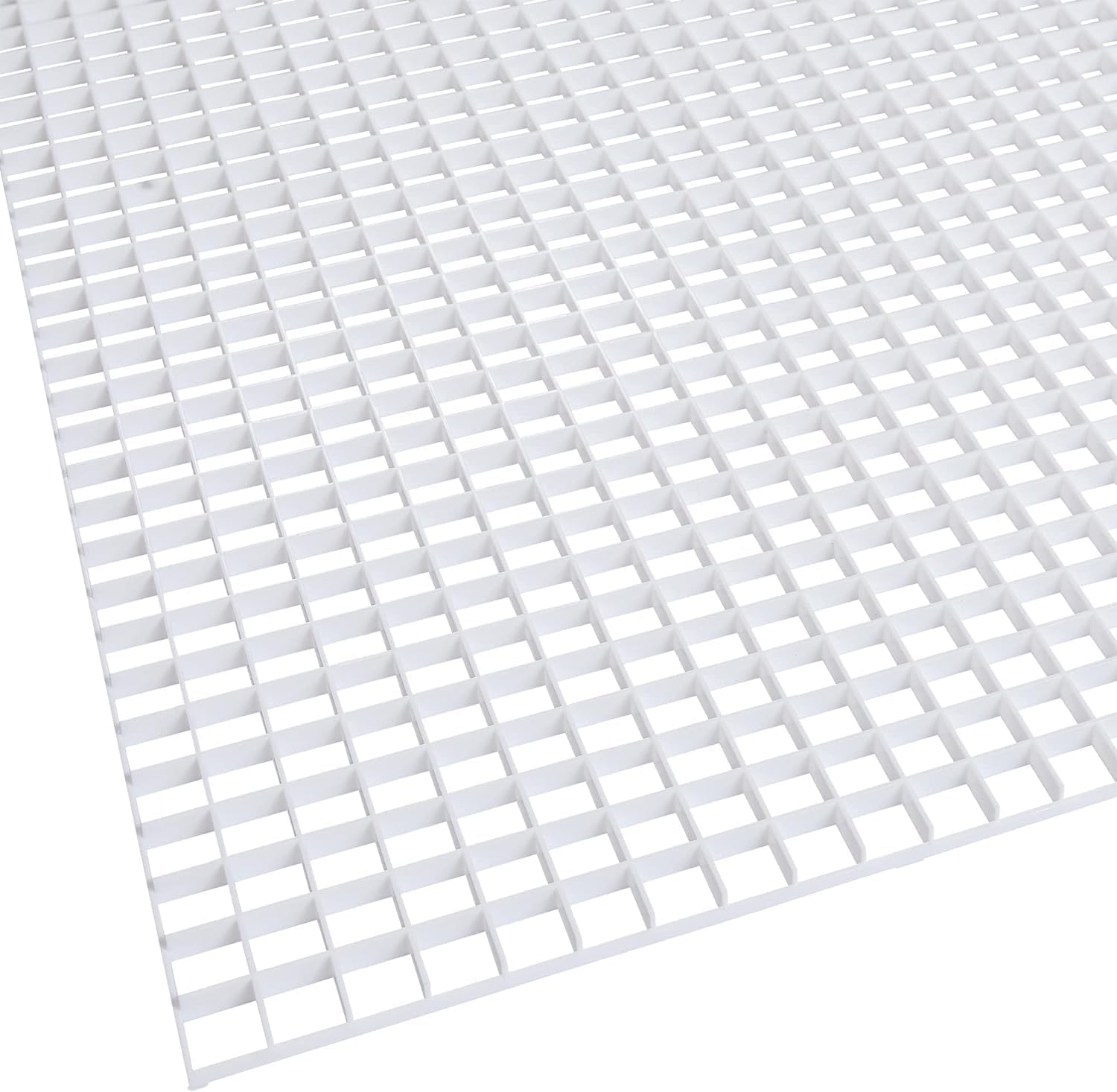 KASTLITE 1/2" x 1/2" x 1/2" Cell 2' X 4' Egg Crate Light Diffuser, HVAC Panel & Aquarium Divider - White Air Vent Grilles, Drop Ceiling Grid Covers, Fish Tank Lids - American Made Styrene Lighting
