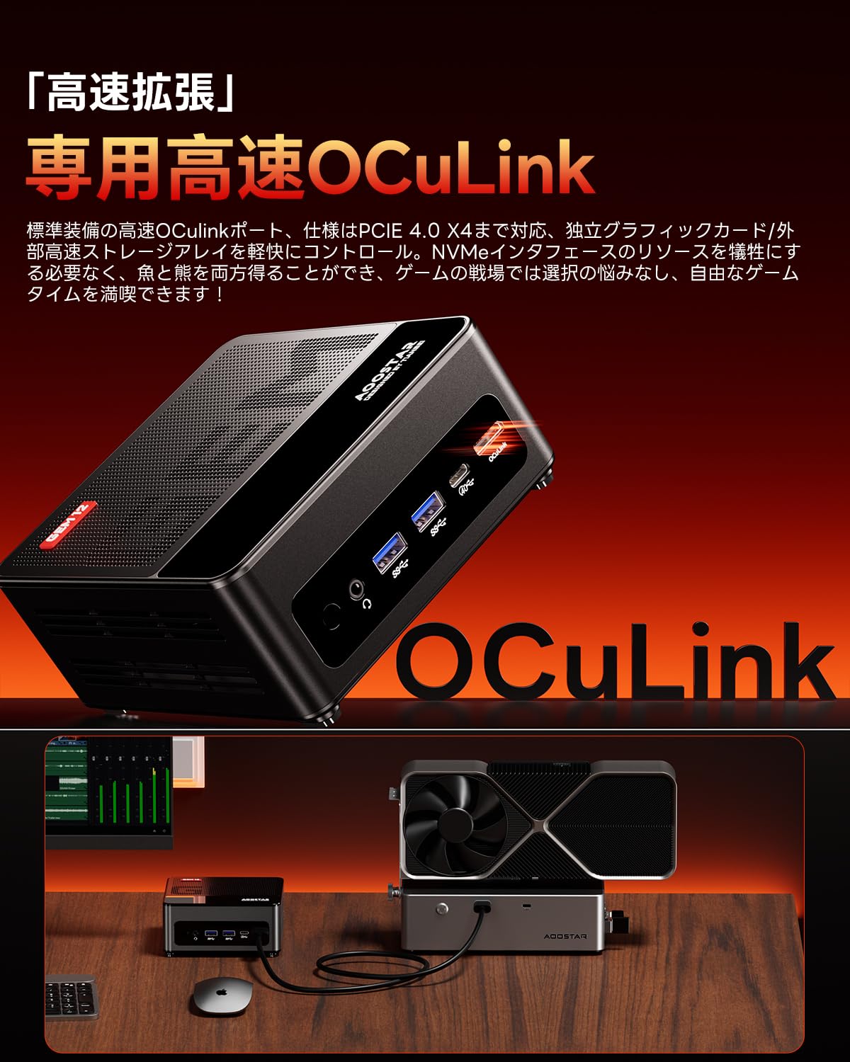 Amazon.co.jp: AOOSTAR ミニpc ryzen7 8745HS 最大5.1GHz 16Gx1+512G