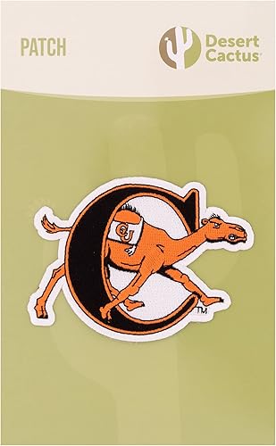 Miniatura 4 de Campbell University Patch Fighting Camels CU parches bordados apliques para coser o planchar en la chaqueta (parche, diseño A)
