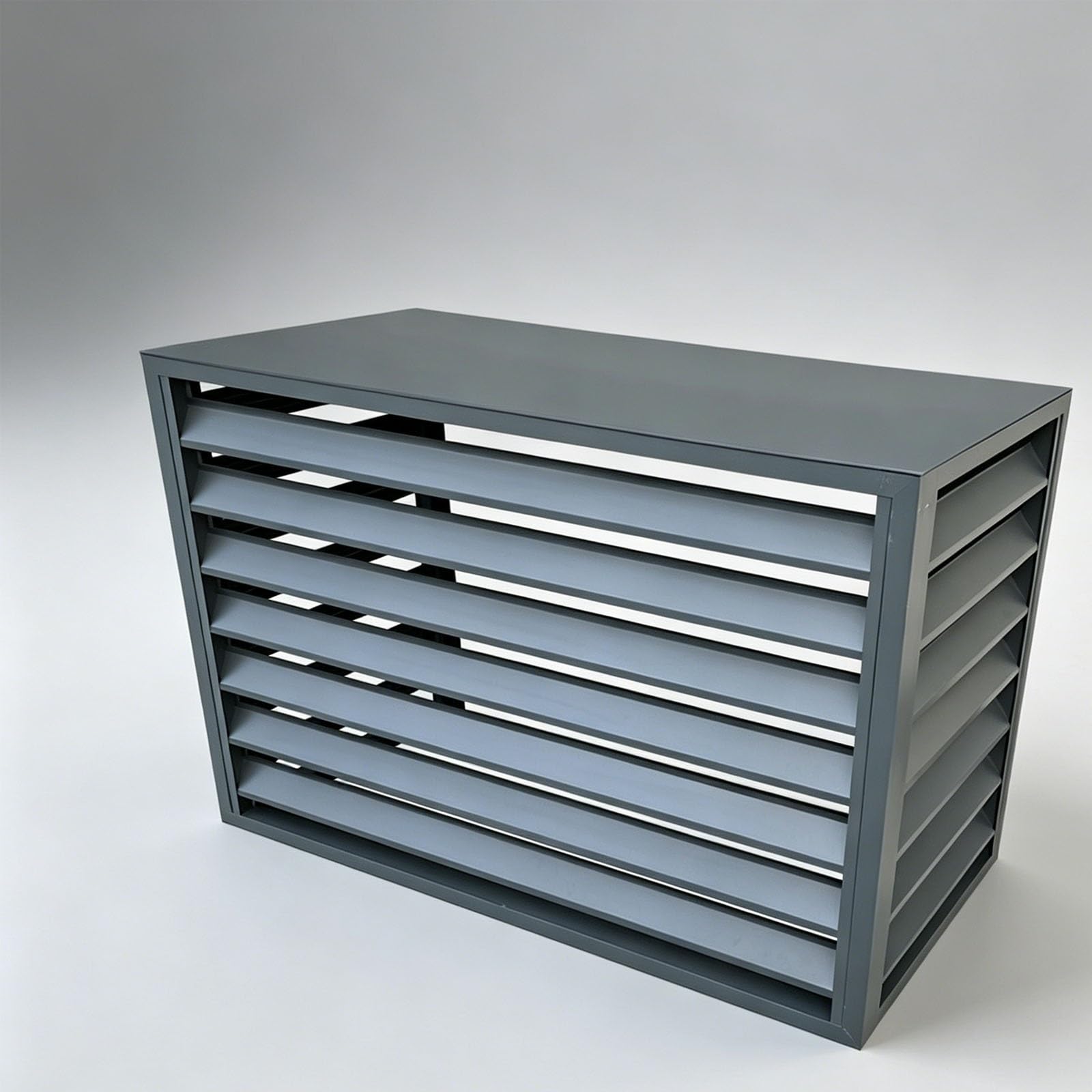 MDEUFYWEGB Aluminum heat pump and air conditioner covers, outdoor air conditioner unit covers, mini split condenser fences, backyard equipment sunshades.(C,100 * 70cm/39.4 * 27.6in)