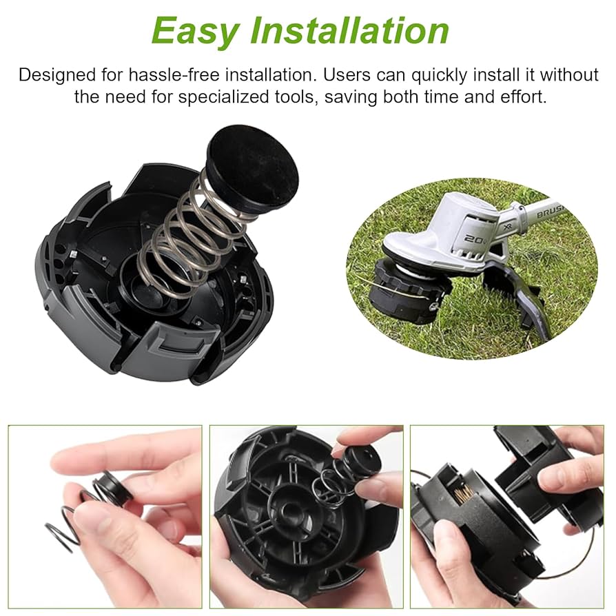 RT-57800専用 Amazon.com: Speed Feed 400 Trimmer Head Cap and Spring Kit