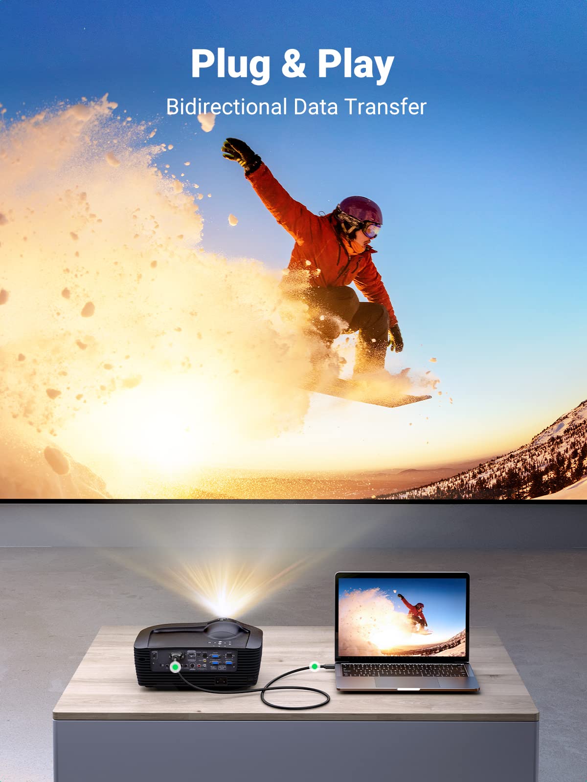 Ugreen 10135 – Cavo HDMI a DVI-D 24 + 1, DVI a HDMI, Adattatore digitale Maschio-Maschio 1080p per PS3, PS4, Xbox 360, Samsung Dex, Raspberry Pi, scheda video Nividia, lettore Blu-Ray, Xiaomi Mi Box, HDTV, 2 m.
