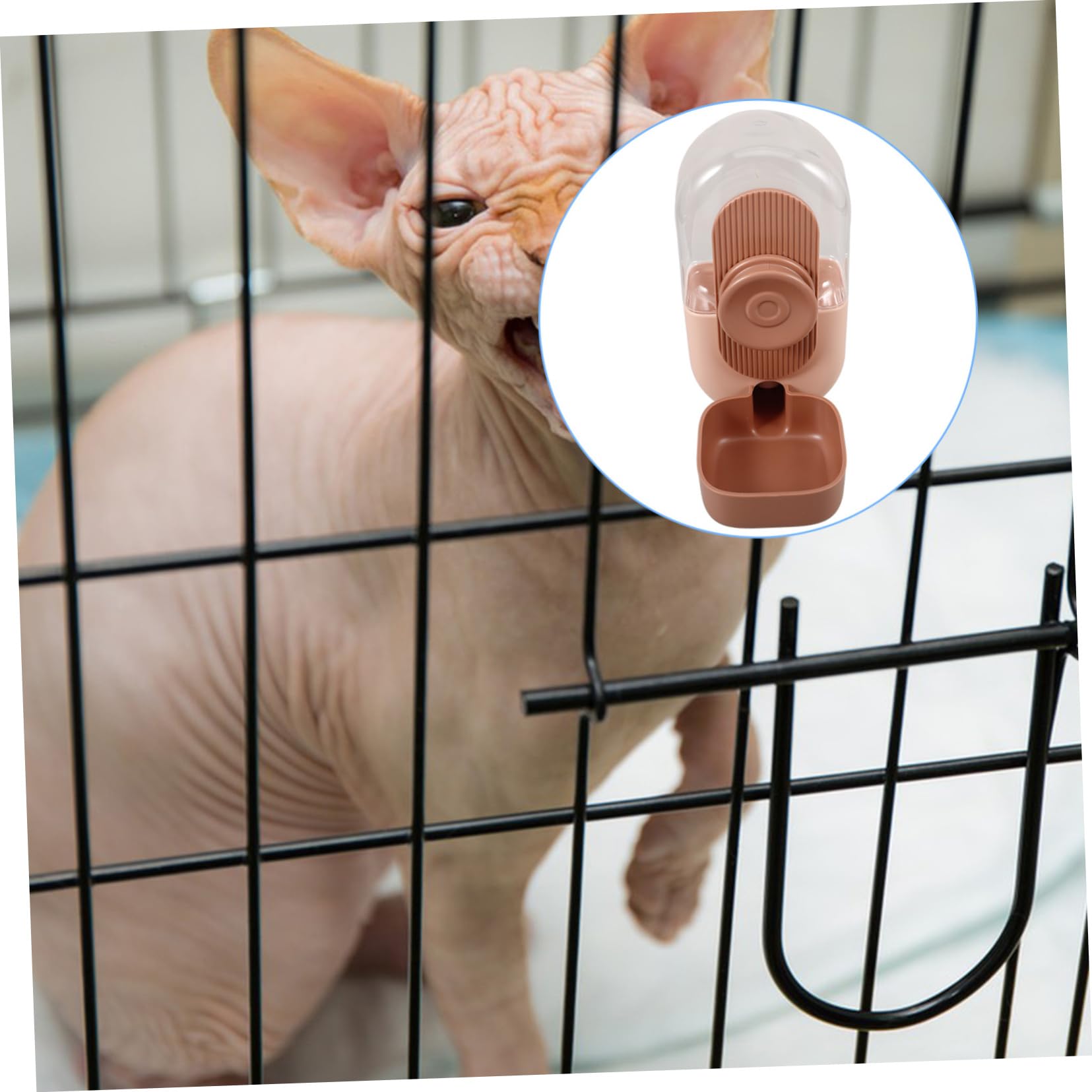 Yardwe 5 Uds Fuente De Agua para Mascotas Botella De Agua para Perros Bebedero para Gatos Dispensador De Alimentador para Cachorros Tazón Alimentador para Perros Alimentador De Agua