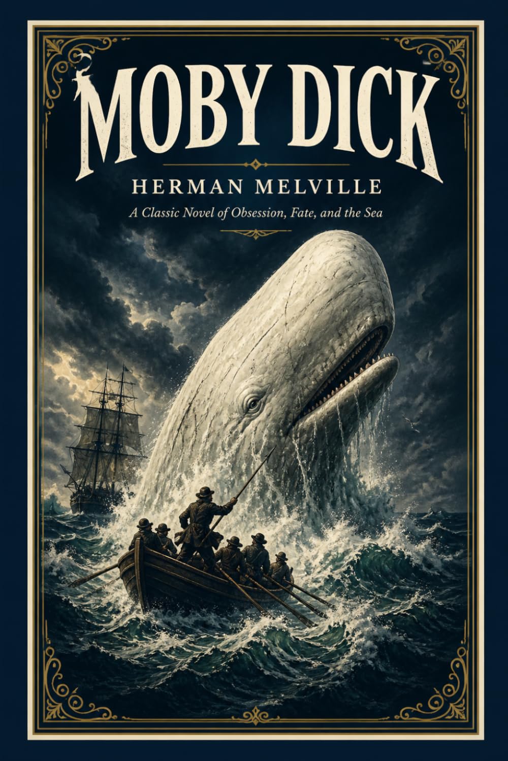 Moby Dick: A Classic Novel of Obsession, Fate, and the Sea