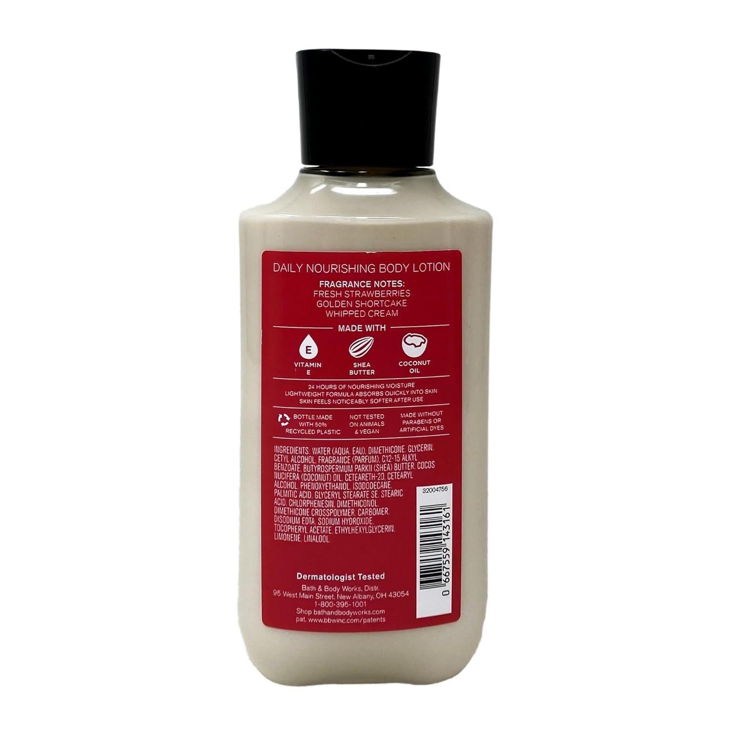 Bath & Body Works Strawberry Pound Cake - Diamond Shimmer Mist, Body Lotion and Shower Gel - with a Peach Gardenia Bar Soap - Image 5