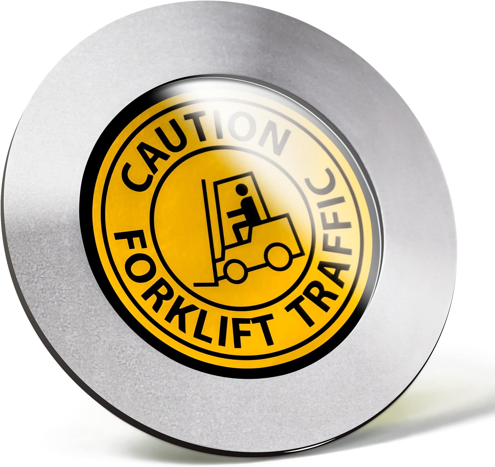 HILITING HD Logo Lens for LED Logo Projector GOBO Lens GOBO Glass Films-Caution Forklift Traffic Sign