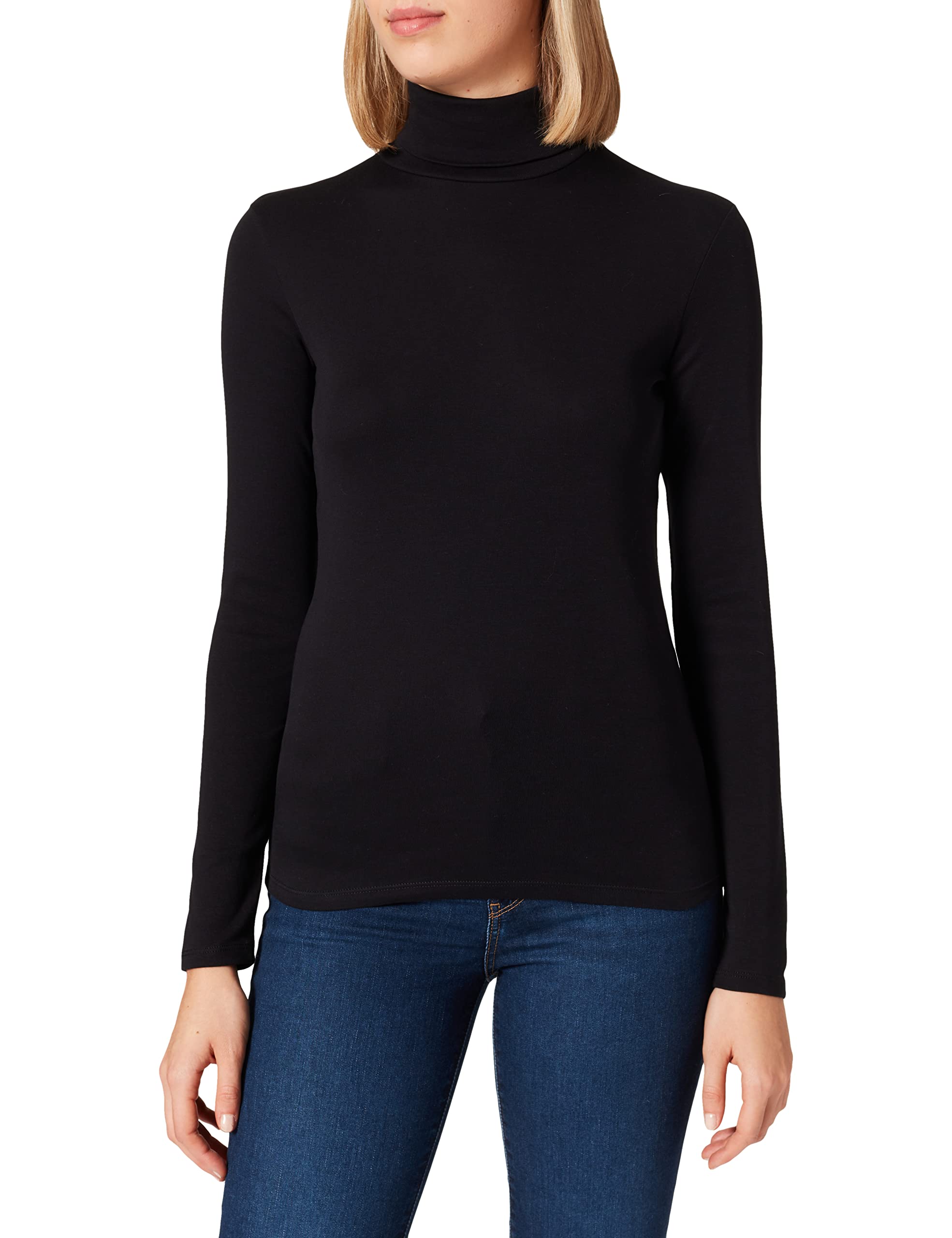United Colors of Benetton Women's T-Shirt, Black 100, XXS