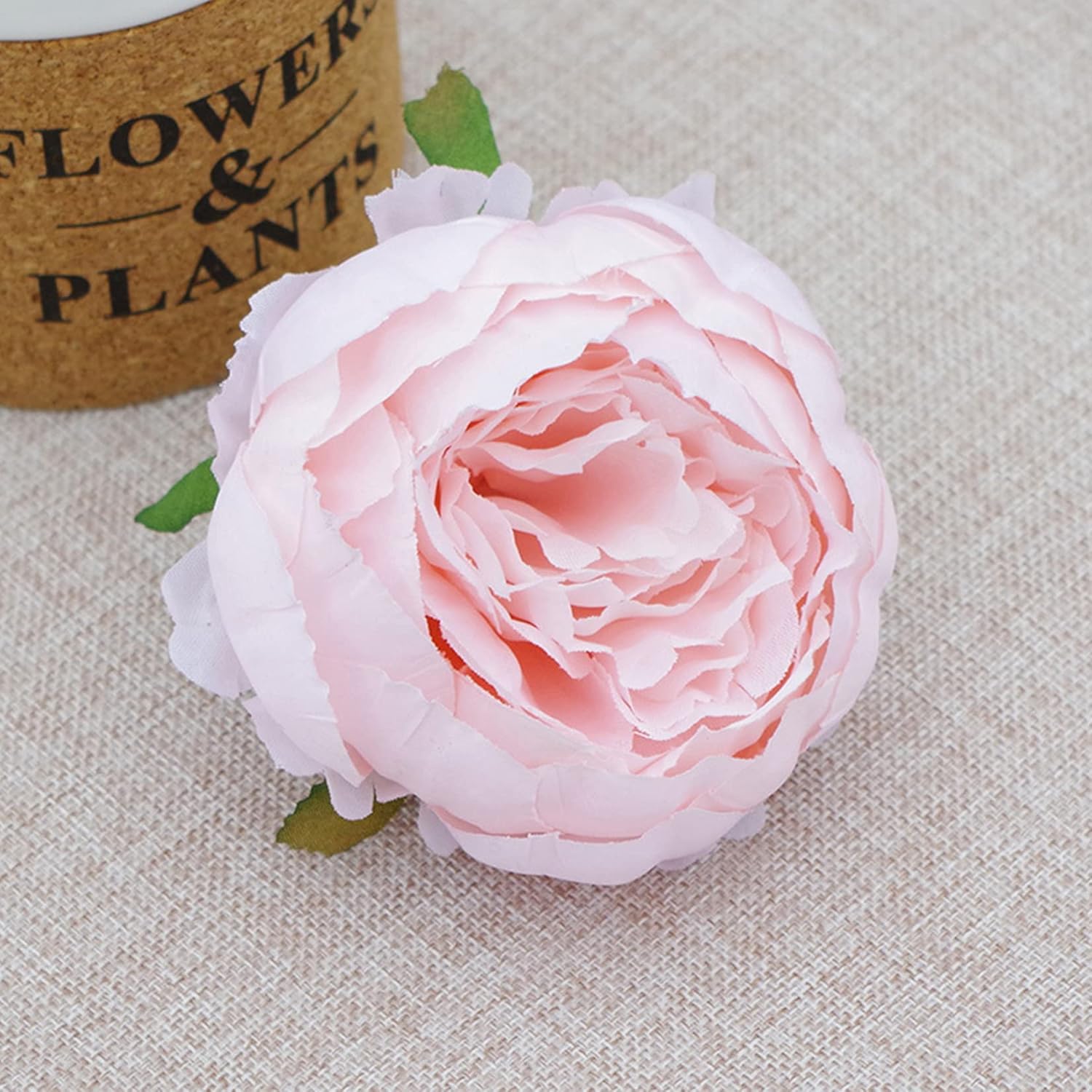 FagusHome 25 Pcs Silk Peony Artificial Flower Heads 4 inch Fake Peony Flowers Heads with Stems Artificial Peony Flower Heads in Bulk Wholesale for Wedding Home Decor (Pink) - Image 3