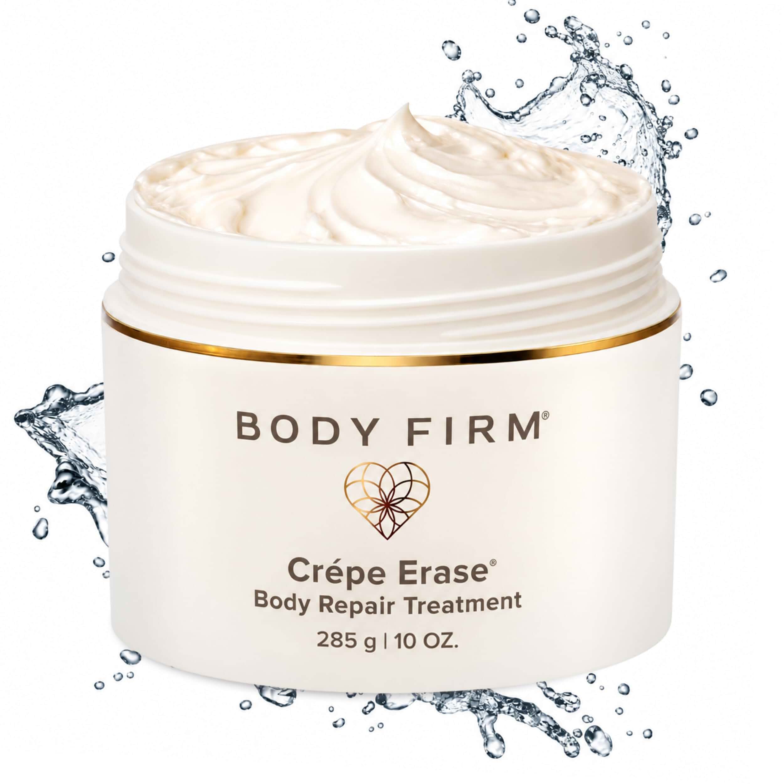 BODY FIRM Crepe Erase Body Repair Treatment, Anti-Aging Wrinkle Cream, Support Skins Natural Elastin & Collagen Production - 10oz 10 Ounce (Pack of 1)
