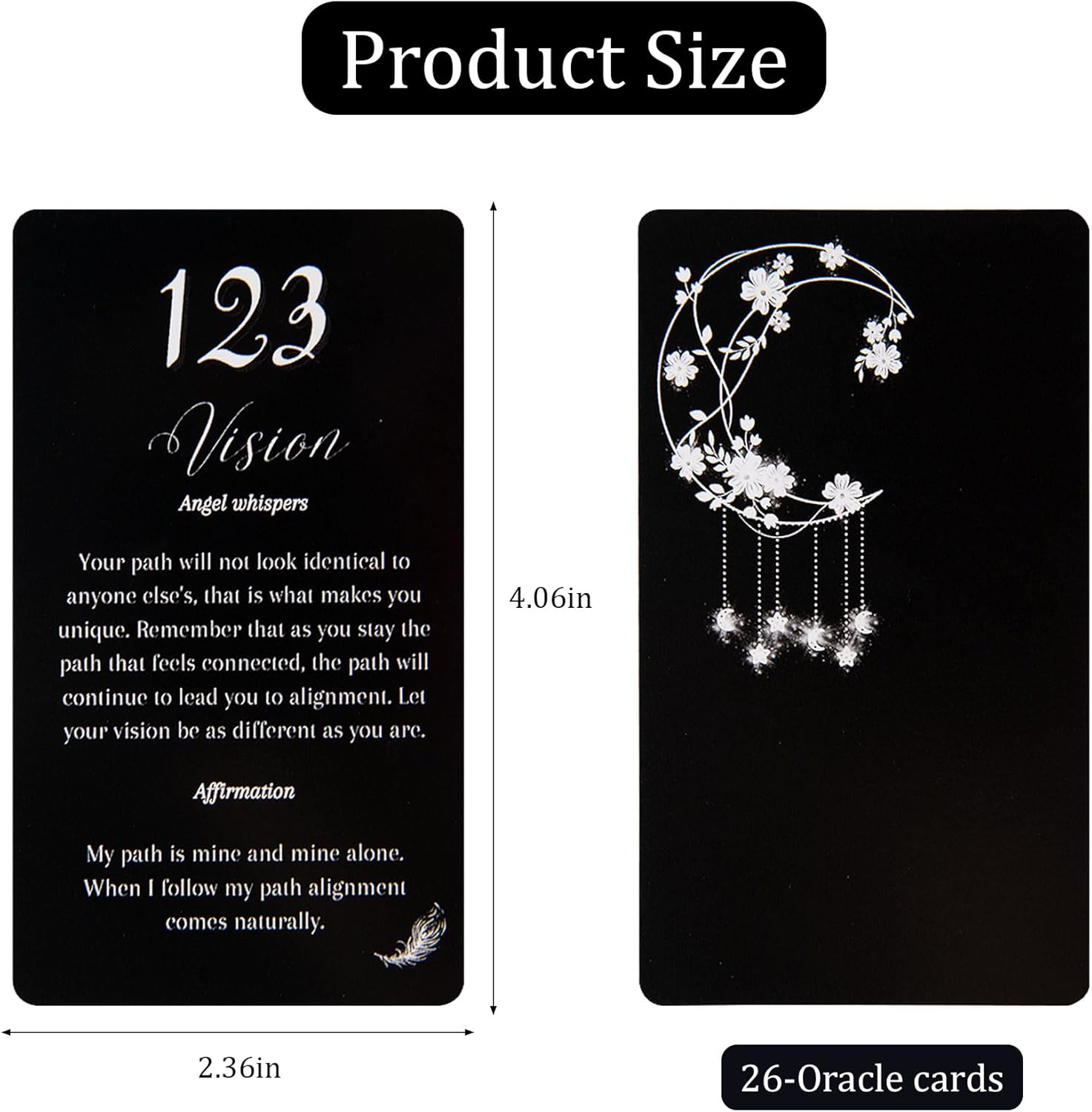 Knana Angel Numbers Oracle Cards, Angel Love Oracle Cards for Beginners, Angel Messages Oracle Card - Image 2