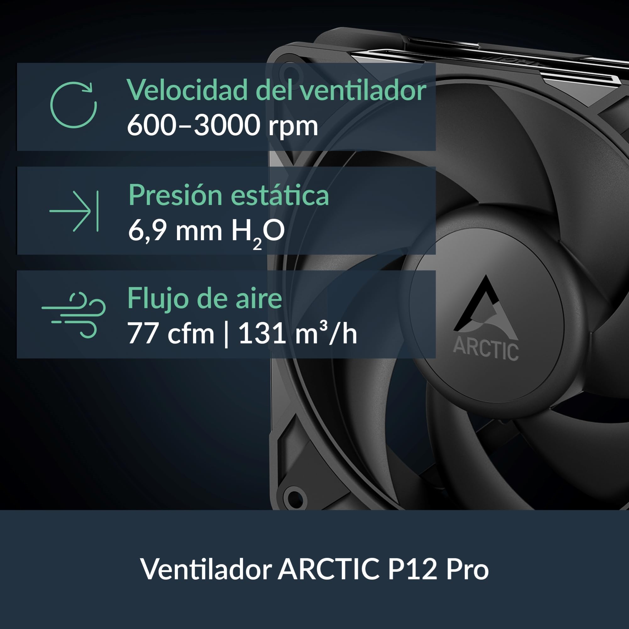 ARCTIC Liquid Freezer III Pro 240 - Refrigerador de CPU AIO, 2 x 120 mm Refrigeración por Agua, 38 mm Radiator, Bomba PWM, Ventilador VRM, AMD AM5/AM4, Intel LGA1851/1700 Marco de Contacto - Negro