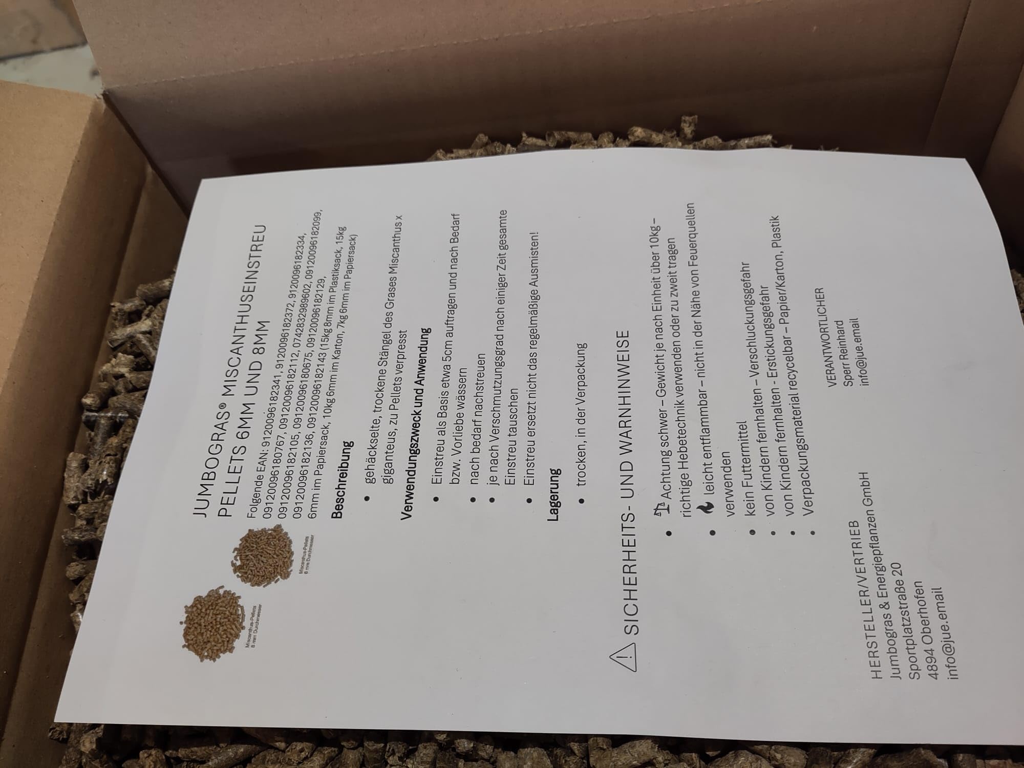 Kleintier-Einstreu Pellets aus Miscanthus/Elefantengras für Hasen Kaninchen Maus Vogel Meerschweinchen - Kleintierstreu/Hamsterstreu statt Stroh- u. Hobelspäne für Käfig & Stall (3X 10 kg)