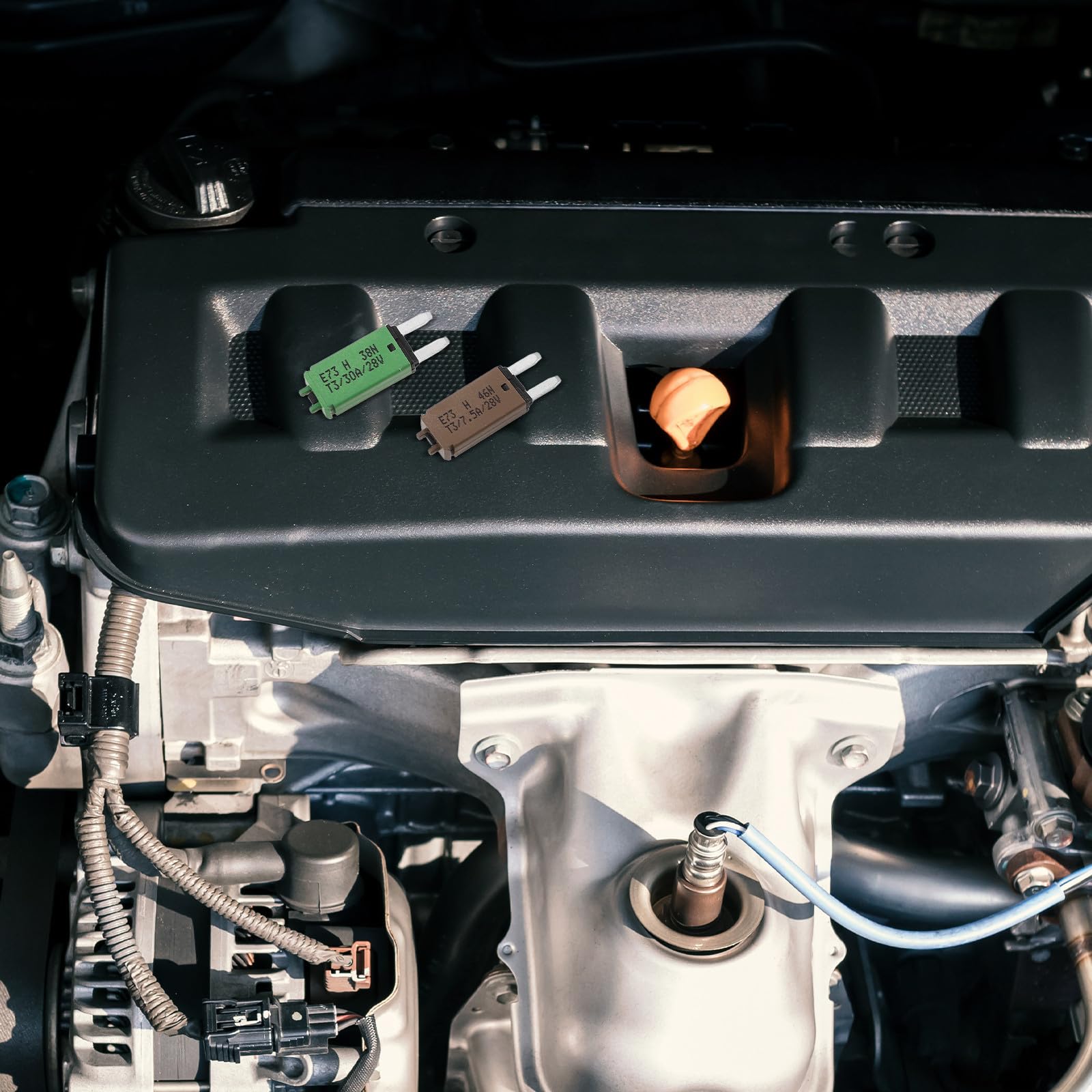 Housoutil 8 Stück Kleiner Sicherungssortiment für Auto und Lkw mit Automatischer Rückstellung Selbstwiederherstellung Kunststoff und Metallmaterial 5 30a Stromstärken