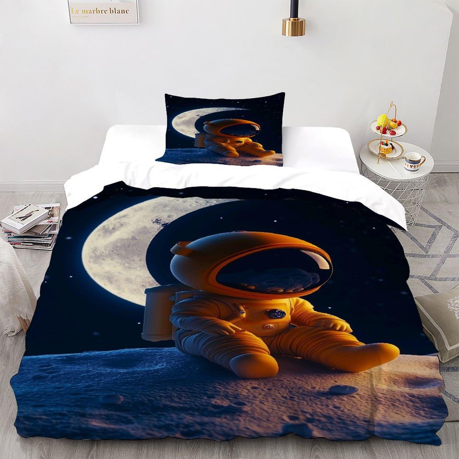 Parure de lit starry sky en microfibre pour s'endormir sous un ciel étoilé fantastique