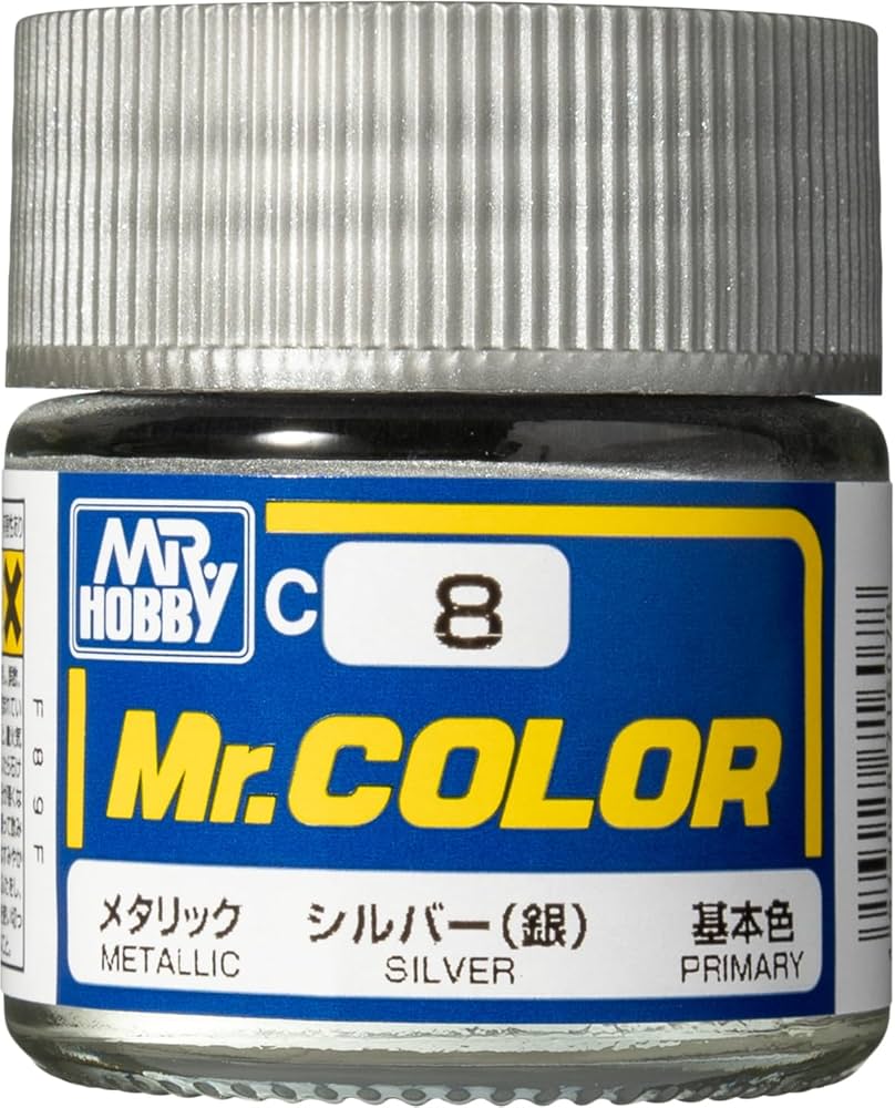 存在感抜群!シルバークレオール 1960 Amazon | GSIクレオス Mr.カラー シルバー (銀) メタリック 10ml